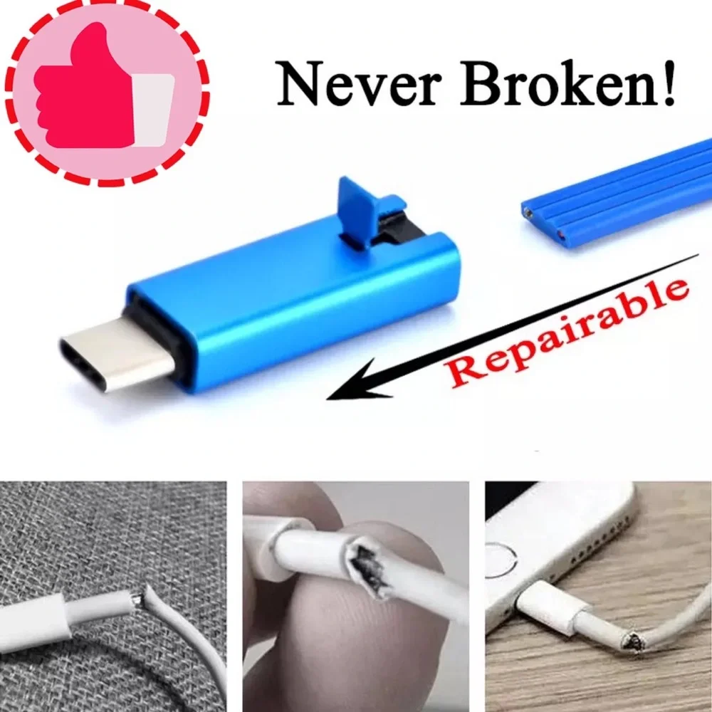 Renewable USB Type C Cable for Phone USB Charger